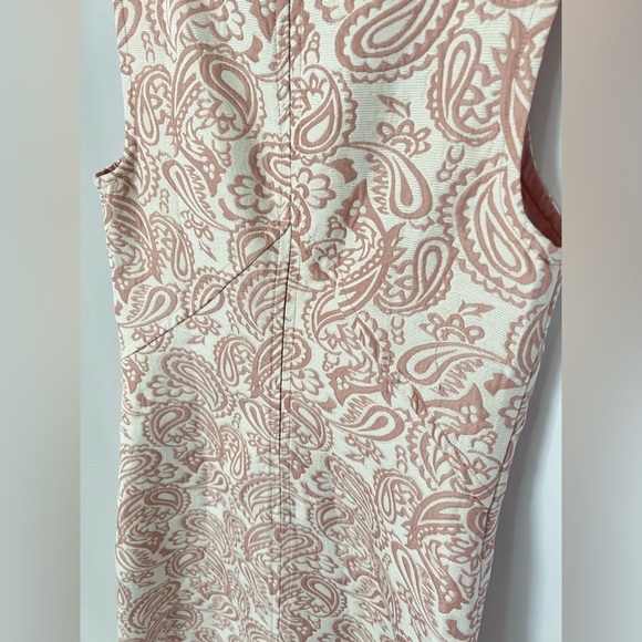 Victoria Beckham for Target Blush Paisley Floral Jacquard Shift Dress XS - Picture 5 of 8